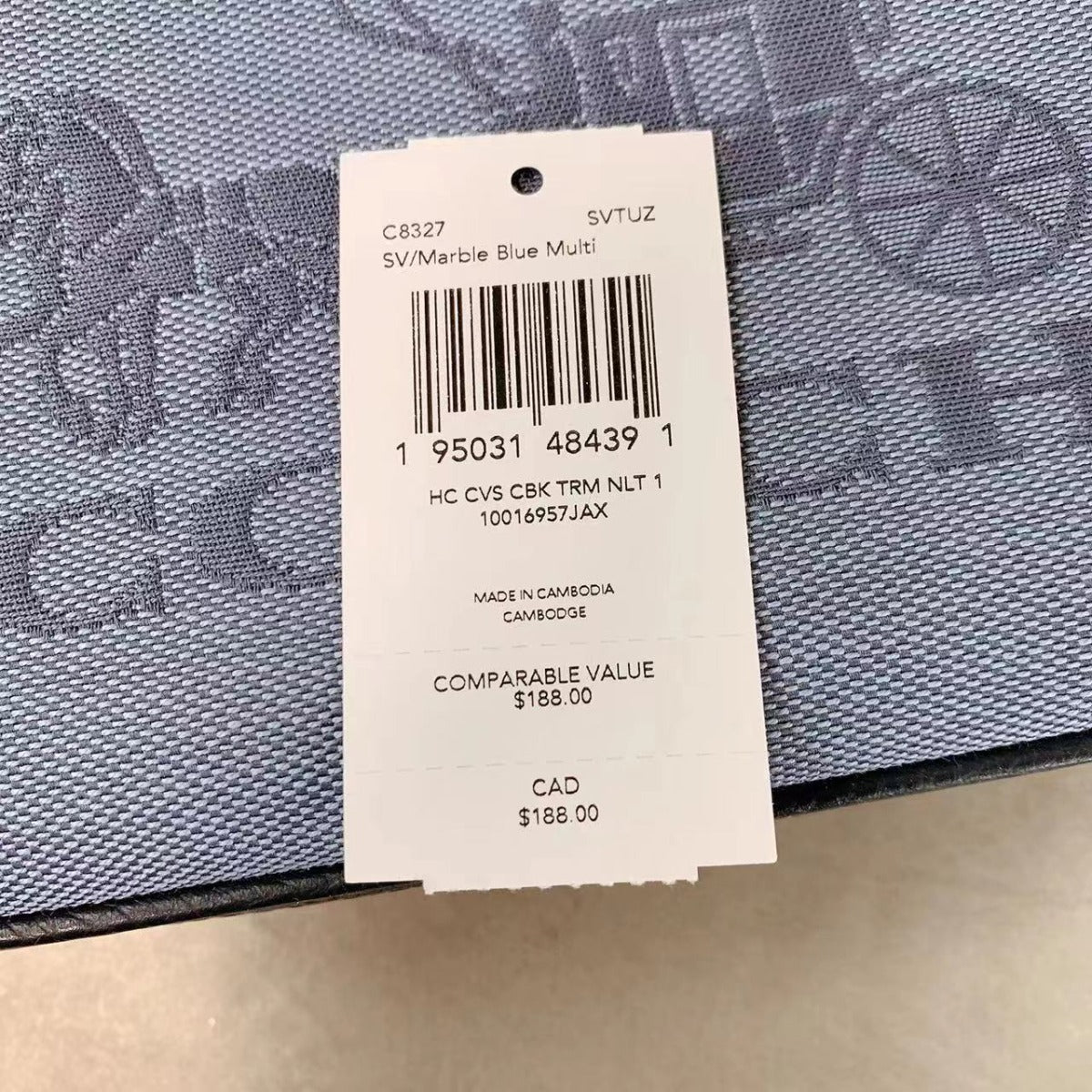 Coach C8327 Nolita 19 In Colorblock With Horse And Carriage In Marble Blue Multi Coach C8327 Nolita 19 In Colorblock With Horse And Carriage In Marble Blue Multi